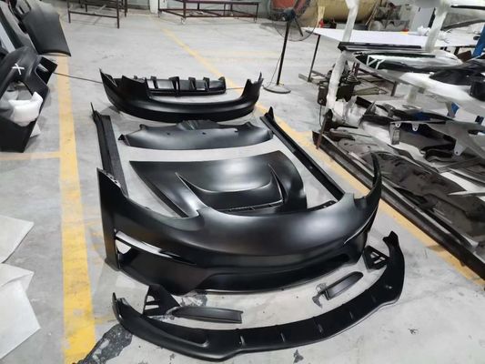 Продажа комплекта обновления корпуса Model 3 для Tesla Model 3 с робототехническими спойлерами переднего и заднего бампера