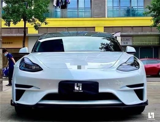 Продажа комплекта обновления корпуса Model 3 для Tesla Model 3 с робототехническими спойлерами переднего и заднего бампера