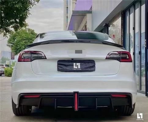 Продажа комплекта обновления корпуса Model 3 для Tesla Model 3 с робототехническими спойлерами переднего и заднего бампера