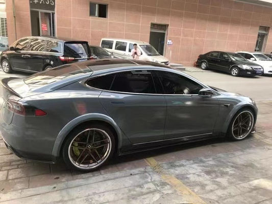 Продажа корпуса из углеродного волокна модели S для модели S Wide Bodyki Carbon Fiber Front Shovel Rear Diffuser Spoiler