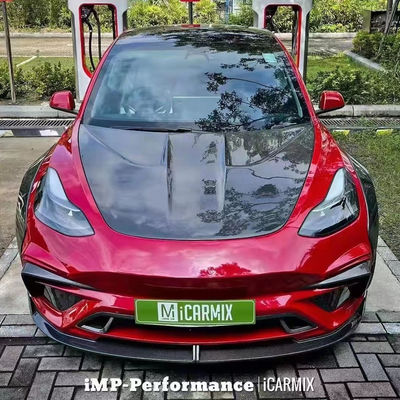 Новый продукт Model 3 Wide Bodyki для Tesla MODEL 3 Body Kit Upgrade IMP Style Передние и задние спойлеры бампера