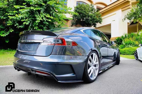 Для tesla Model S Body Kit Модель S Модернизированный передний и задний бампер в стиле PD