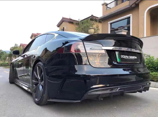 Для tesla Model S Body Kit Модель S Модернизированный передний и задний бампер в стиле PD