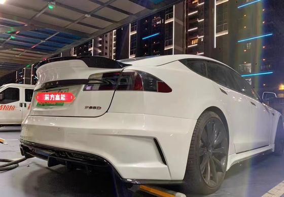 Для tesla Model S Body Kit Модель S Модернизированный передний и задний бампер в стиле PD