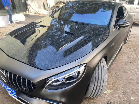 Для Benz W217 S-класса Coupe Carbon Fiber Cover Cursory W217 Усовершенствованный MSY стиль крышка машины