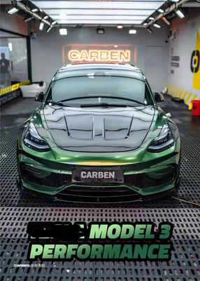 FPR 2019 Spoiler For Tesla Model 3 Body Kit 2022 ACP Style Передний и задний бампер