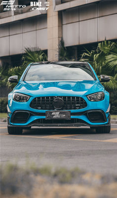 Автозапчасти Комплект корпуса из углеродного волокна для Mercedes E63S 2021 E63s Комплект корпуса из углеродного волокна для автомобильного диффузера