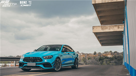 Автозапчасти Комплект корпуса из углеродного волокна для Mercedes E63S 2021 E63s Комплект корпуса из углеродного волокна для автомобильного диффузера