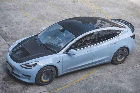 146 см. Модель 3 Tesla Body Kit Пластиковая прозрачная углеродная каска