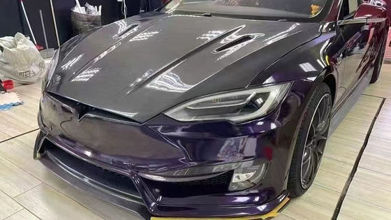 Model S Tesla Body Kit 2017 - 2019 Задний бампер Спойлер Капотный двигатель