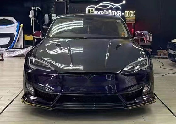 Model S Tesla Body Kit 2017 - 2019 Задний бампер Спойлер Капотный двигатель