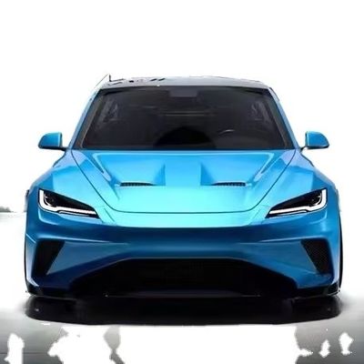 2024 Ремонт Tesla Body Kit Углеродное волокно Модель 3 Спойлер Роботный стиль Передний и задний бампер