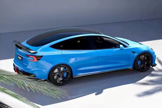 2024 Ремонт Tesla Body Kit Углеродное волокно Модель 3 Спойлер Роботный стиль Передний и задний бампер