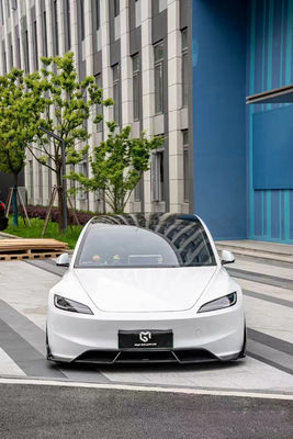 Углеродные волокна Tesla Model 3 корпусный комплект Новый ремонт Tesla Боковая юбка Передняя губа диффузер