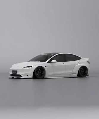 2020- Tesla Body Kit Резиновое волокно LB Style Tesla Model 3 Спойлер Передний губный диффузор