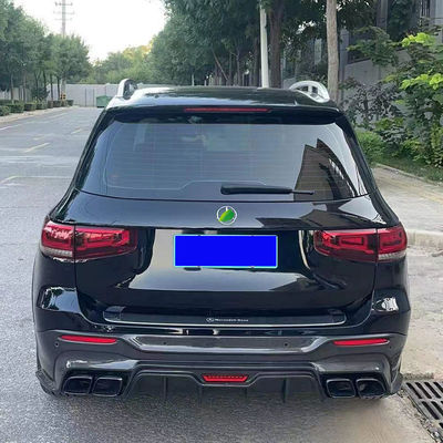 Автозапчасти для Mercedes GLB Углеродные волокна корпусный комплект GLB Углеродные волокна передняя лопатка диффузер спойлер капот