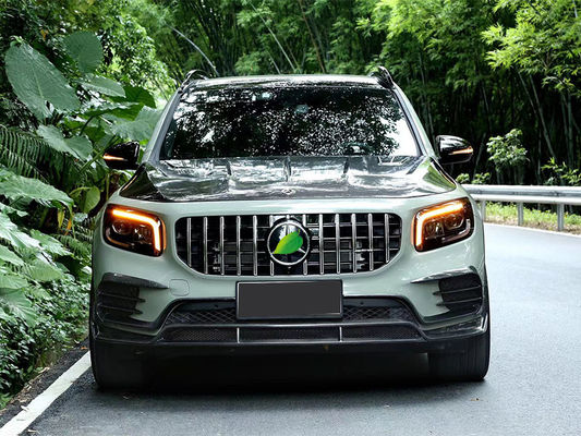Автозапчасти для Mercedes GLB Углеродные волокна корпусный комплект GLB Углеродные волокна передняя лопатка диффузер спойлер капот