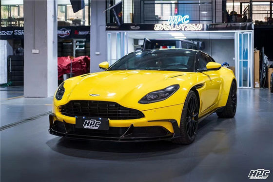 Для Aston Martin DB11 Корпус из углеродного волокна DB11 Усовершенствованный PK стиль Углеродный волокна передний губный диффузер Spoiler Hood
