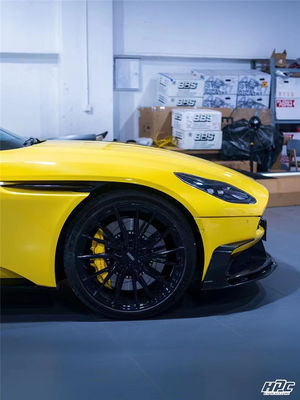 Для Aston Martin DB11 Корпус из углеродного волокна DB11 Усовершенствованный PK стиль Углеродный волокна передний губный диффузер Spoiler Hood