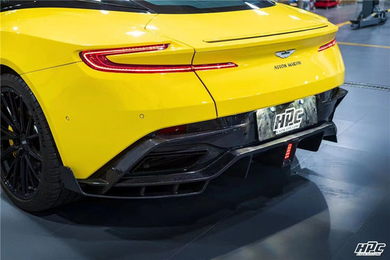 Для Aston Martin DB11 Корпус из углеродного волокна DB11 Усовершенствованный PK стиль Углеродный волокна передний губный диффузер Spoiler Hood