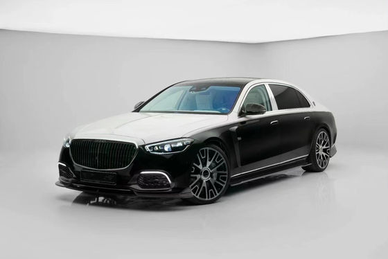 Для Mercedes S-Class W223 Maybach Карсоны из углеродного волокна W223 Maybach Усовершенствованный стиль MSY Передняя лопатка Диффузерный спойлер