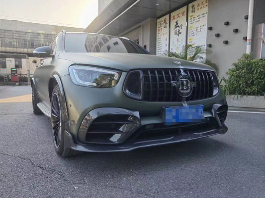 Для Mercedes-Benz GLC63 Комплект корпуса из углеродного волокна GLC63 Upgraded Bs Style Комплект корпуса из углеродного волокна передний губный диффузер