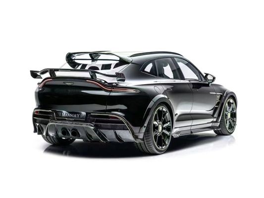 Bright Black Aston Martin Body Kit DBX MSY стиль Углеродные волокна Спойлер крыло