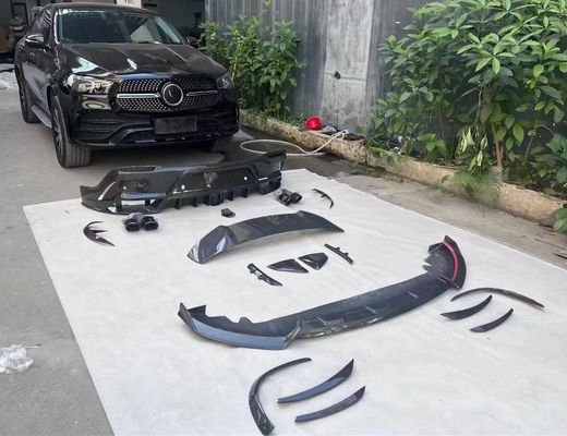 Для Mercedes-Benz GLE Coupe Carbon Fiber Body Kit GLE Coupe MSY Style Carbon Fiber Front Lip Diffuser Спойлерный комплект