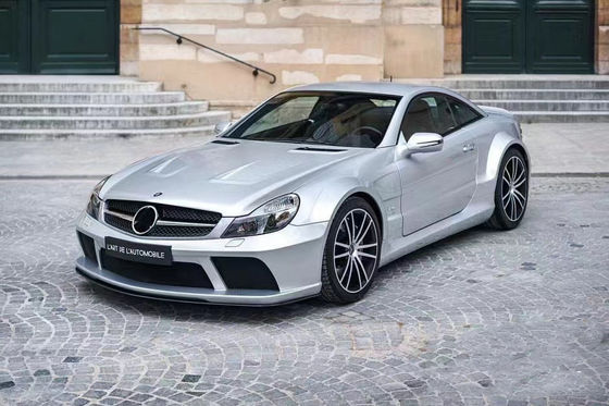 Для Mercedes SL R230 Широкофюзеляжный комплект SL R230 Усовершенствованный стиль BS Передний и задний бампер Спойлер Широкофюзеляжный комплект