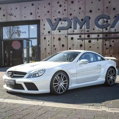 Для Mercedes SL R230 Широкофюзеляжный комплект SL R230 Усовершенствованный стиль BS Передний и задний бампер Спойлер Широкофюзеляжный комплект