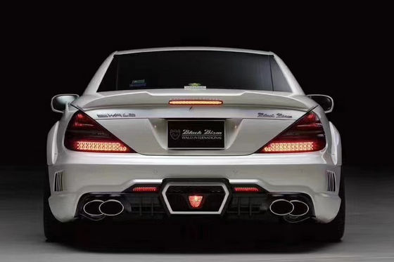 Для Mercedes SL R230 Широкофюзеляжный комплект SL R230 Усовершенствованный стиль WD Передний и задний бампер Спойлер Широкофюзеляжный комплект