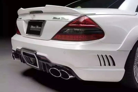 Для Mercedes SL R230 Широкофюзеляжный комплект SL R230 Усовершенствованный стиль WD Передний и задний бампер Спойлер Широкофюзеляжный комплект