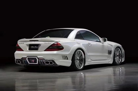 Для Mercedes SL R230 Широкофюзеляжный комплект SL R230 Усовершенствованный стиль WD Передний и задний бампер Спойлер Широкофюзеляжный комплект