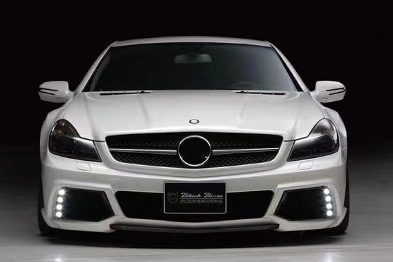 Для Mercedes SL R230 Широкофюзеляжный комплект SL R230 Усовершенствованный стиль WD Передний и задний бампер Спойлер Широкофюзеляжный комплект
