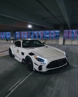 Для Mercedes AMG GT Carbon Fiber Widebody Kit AMG GT Upgraded CBE Style Front Lip Diffuser Spoiler Widebody Kit