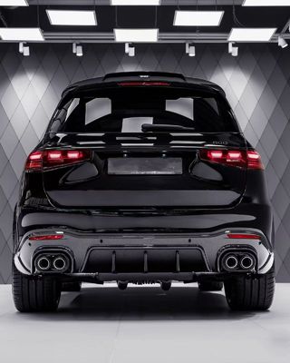 Для Mercedes X167 GLS450 Комплект корпуса из углеродного волокна GLS Upgrade BS Style Front Lip Diffuser Spoiler Widebody Kit