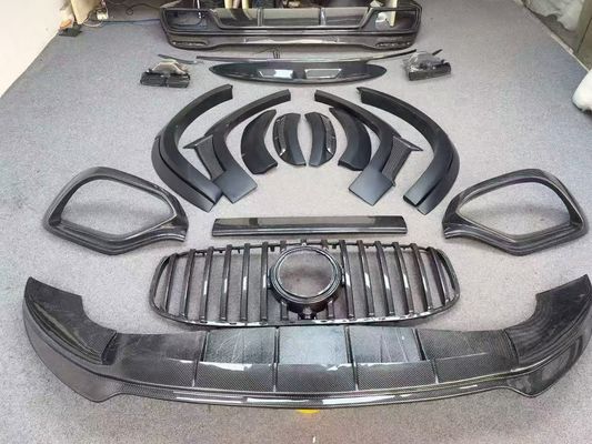 X167 GLS450 Mercedes Benz Body Kit LD стиль Углеродные волокна губный спойлер капот
