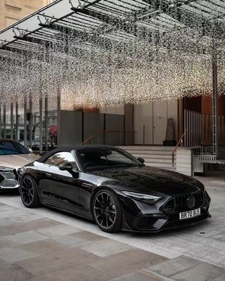 SL63 Mercedes Benz SL Body Kit 2015 - 2016 BS Style Hood Spoiler Front Lip Diffuser (Специальный диффузор губ)